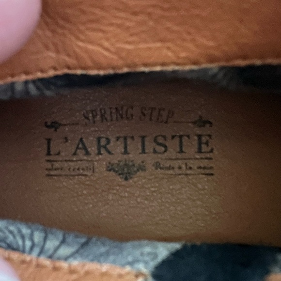 L’ARTISTE Spring Step Georgiana Rose Ankle Booties 38 - 7.5 Handpainted Boho Art - Picture 7 of 7